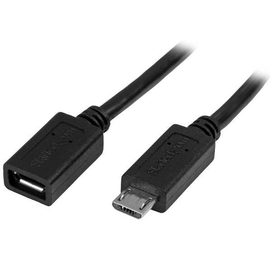 Startech.Com Micro-Usb Extension Cable - M/F - 0.5M (20In)