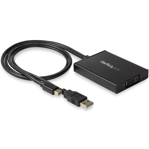 Startech.Com Mini Displayport To Dual-Link Dvi Adapter - Usb Powered - Black