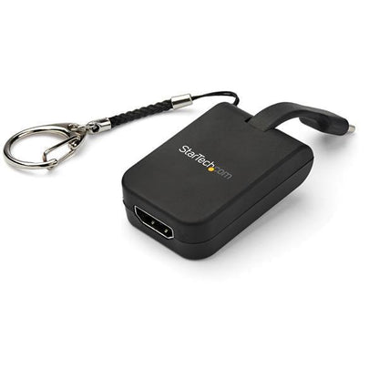 Startech.Com Portable Usb-C To Hdmi Adapter With Quick-Connect Keychain