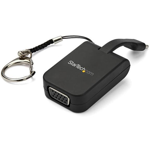 Startech.Com Portable Usb-C To Vga Adapter With Quick-Connect Keychain