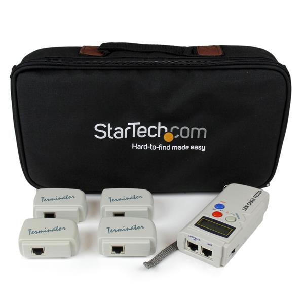 Startech.Com Professional Rj45 Network Cable Tester With 4 Remote Loopback Plugs