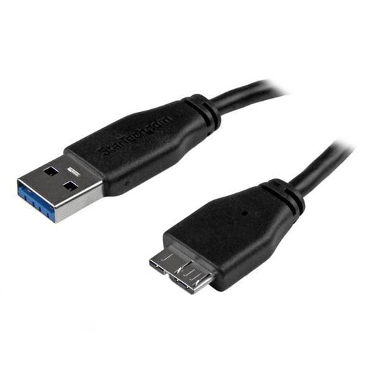 Startech.Com Slim Micro Usb 3.0 Cable - M/M - 15Cm (6In)