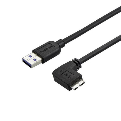 Startech.Com Slim Micro Usb 3.0 Cable - M/M - Right-Angle Micro-Usb - 1M (3Ft)