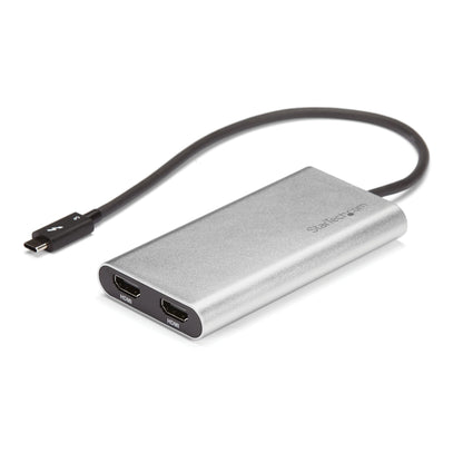 Startech.Com Thunderbolt 3 To Dual Hdmi 2.0 Adapter - 4K 60Hz - Thunderbolt 3 Certified - Dual