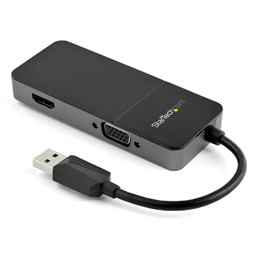 Startech.Com Usb 3.0 To Hdmi And Vga Adapter - 4K/1080P Usb Type-A Dual Monitor Multiport Adapter