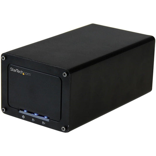 Startech.Com Usb 3.1 (10Gbps) External Enclosure For Dual 2.5" Sata Drives - Raid - Uasp - Compatible With Usb 3.0 And 2.0 Systems
