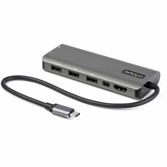 Startech.Com Usb C Multiport Adapter - Usb-C To Hdmi Or Mini Displayport 4K 60Hz, 100W Power