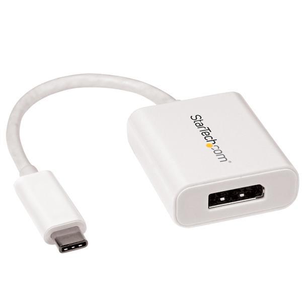 Startech.Com Usb-C To Displayport Adapter - 4K 60Hz - White