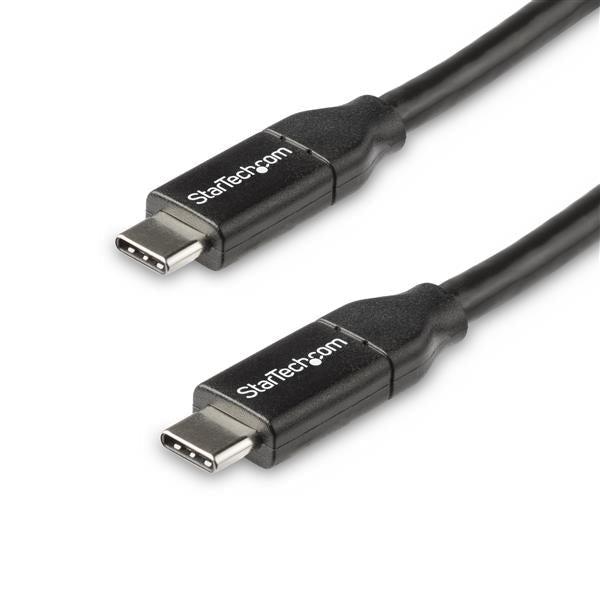 Startech.Com Usb-C To Usb-C Cable W/ 5A Pd - M/M - 0.5 M - Usb 2.0 - Usb-If Certified