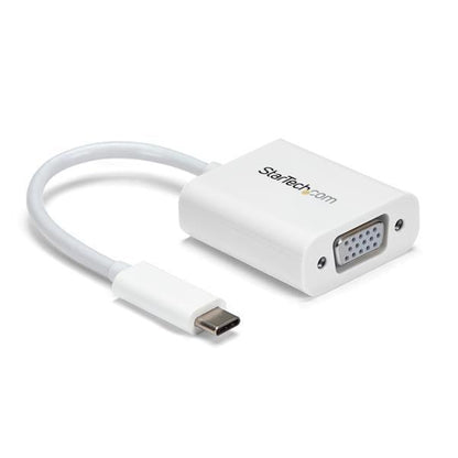 Startech.Com Usb-C To Vga Adapter - White