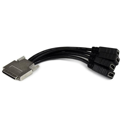 Startech.Com Vhdci Cable Full Hd, 4 Port Hdmi Breakout Cable For Video Card, 1920X1200 60Hz, 30 Awg,