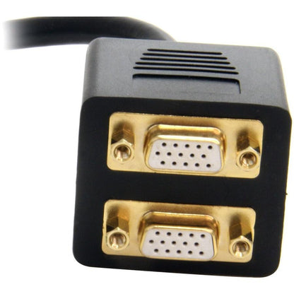 Startech.Com 1 Ft Dvi-I Analog To 2X Vga Video Splitter Cable - M/F