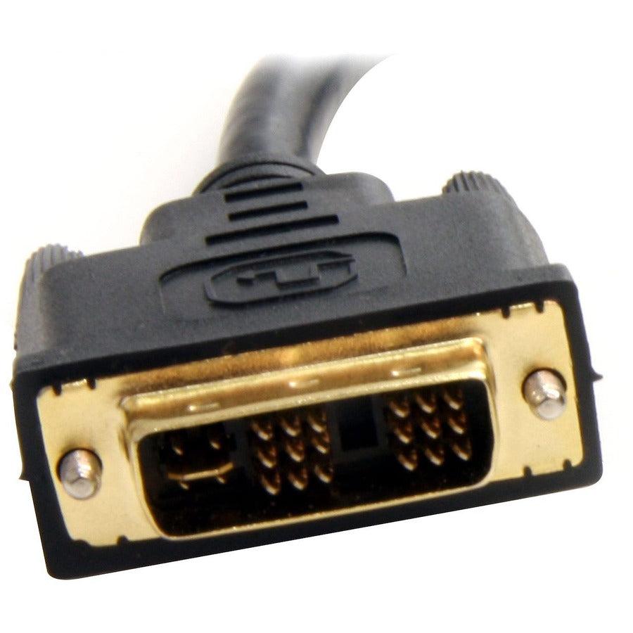 Startech.Com 1 Ft Dvi-I Analog To 2X Vga Video Splitter Cable - M/F