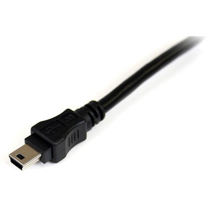 Startech.Com 1 Ft Usb Y Cable For External Hard Drive - Usb A To Mini B