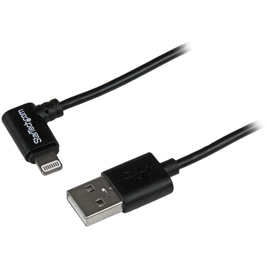 Startech.Com 1 M (3 Ft.) Usb To Lightning Cable - Right Angle Iphone / Ipad / Ipod Charger Cable -