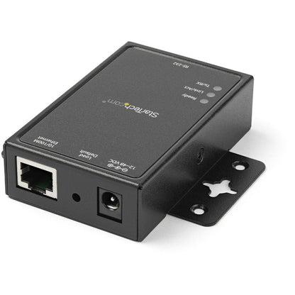 Startech.Com 1-Port Serial-To-Ip Ethernet Device Server - Rs232 - Din Rail And Surface Mountable - Aluminum