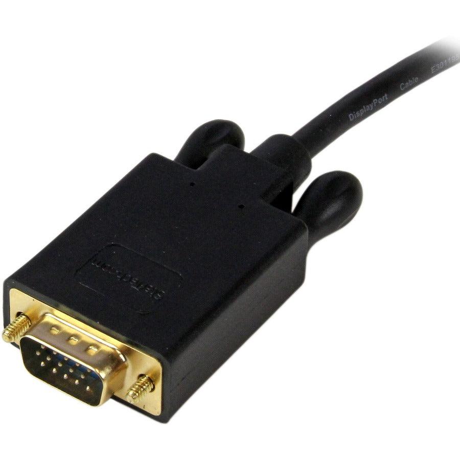 Startech.Com 10 Ft Displayport To Vga Adapter Converter Cable  Dp To Vga 1920X1200 - Black