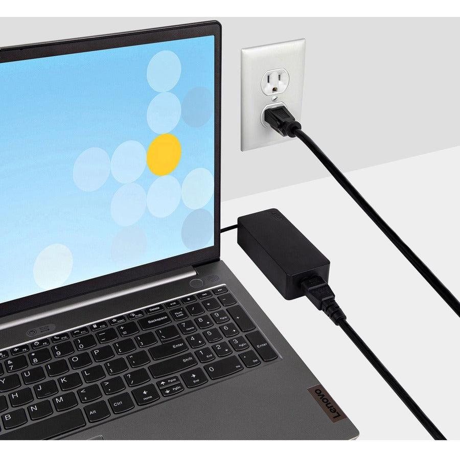 Startech.Com 10 Ft Standard Laptop Power Cord - Nema 5-15P To C5