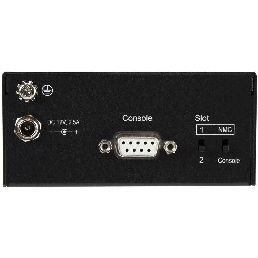 Startech.Com 10 Gigabit Ethernet Copper-To-Fiber Media Converter - Open Sfp+ - Managed