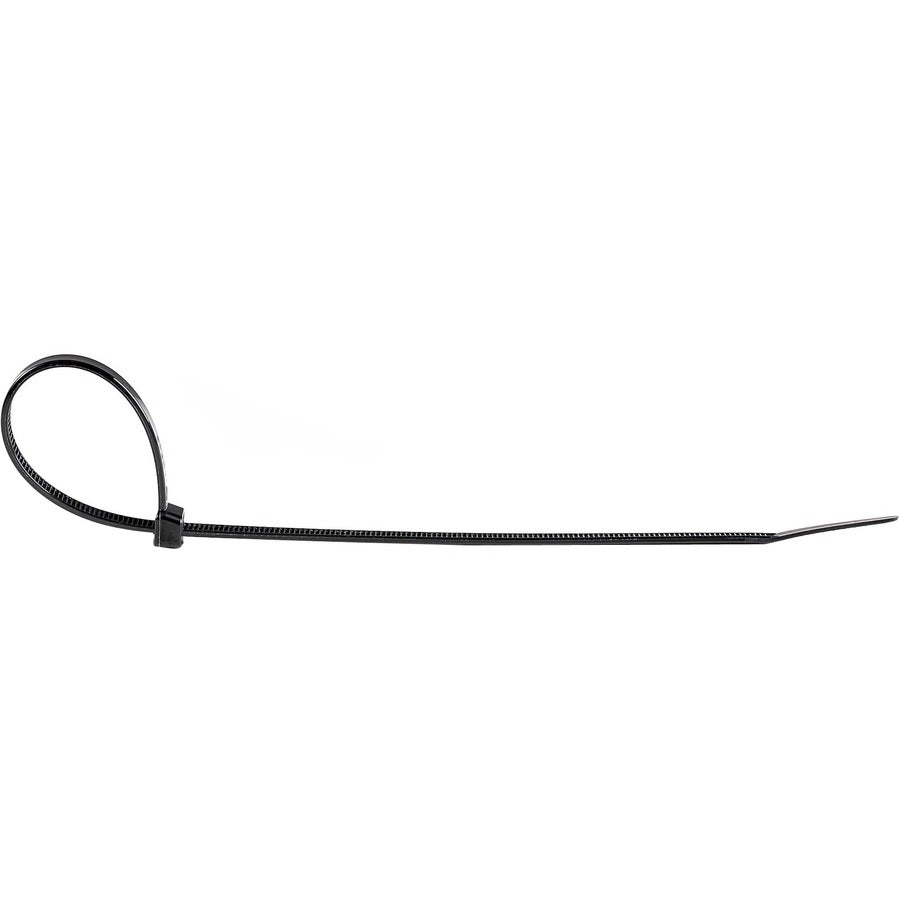 Startech.Com 1000 Pack 8" Cable Ties - Black Large Nylon/Plastic Zip Tie - Adjustable