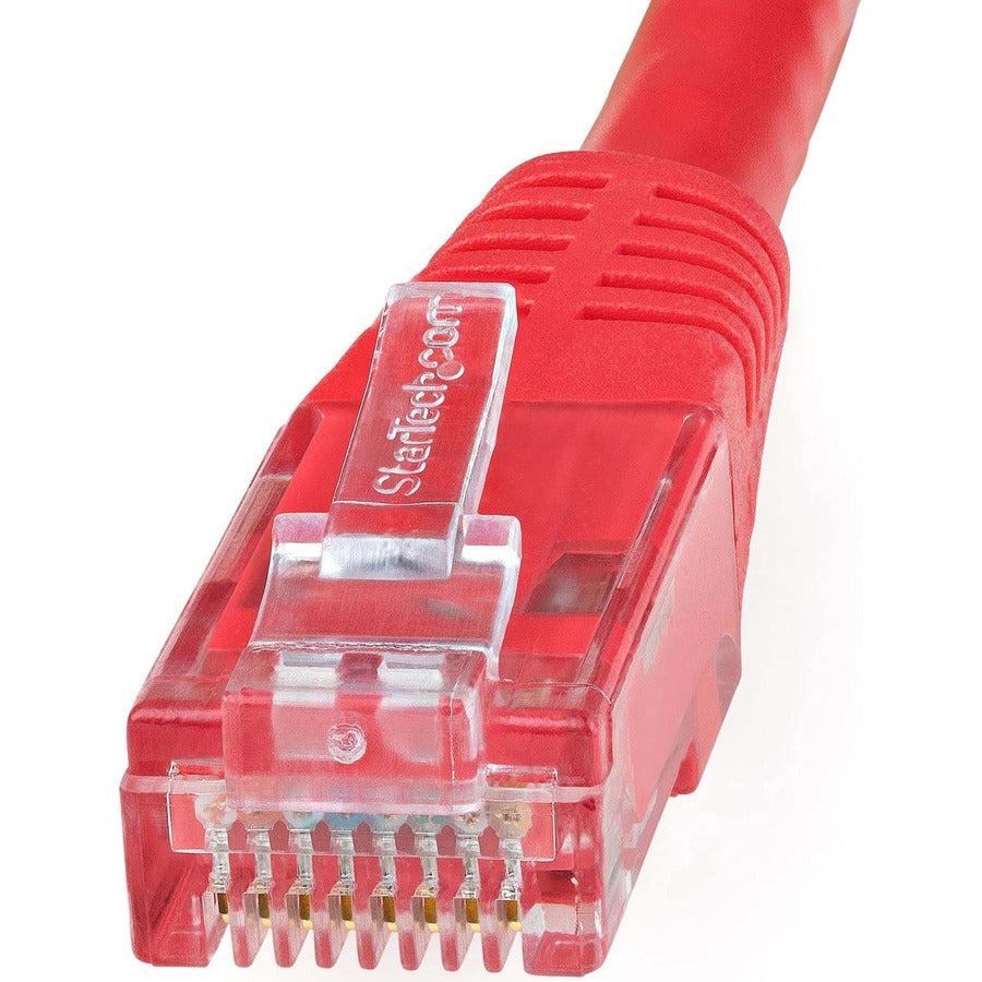 Startech.Com 100Ft Cat6 Ethernet Cable - Red Cat 6 Gigabit Ethernet Wire -650Mhz 100W Poe Rj45 Utp