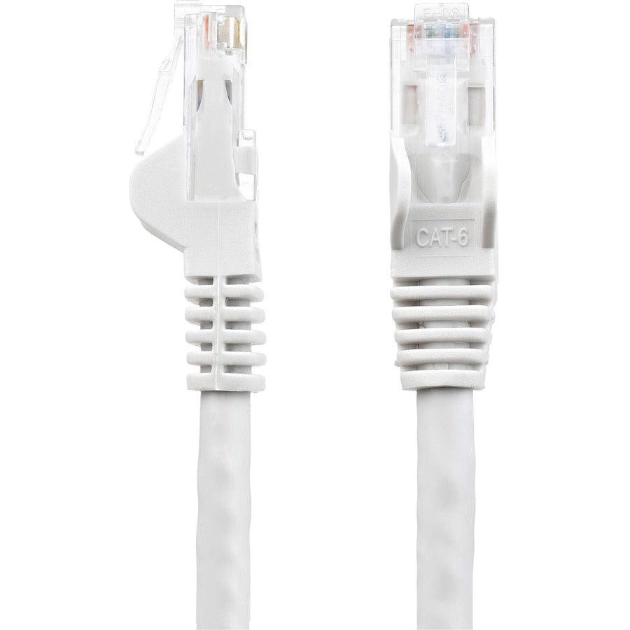 Startech.Com 100Ft Cat6 Ethernet Cable - White Cat 6 Gigabit Ethernet Wire -650Mhz 100W Poe Rj45 Utp N6Patch100Wh