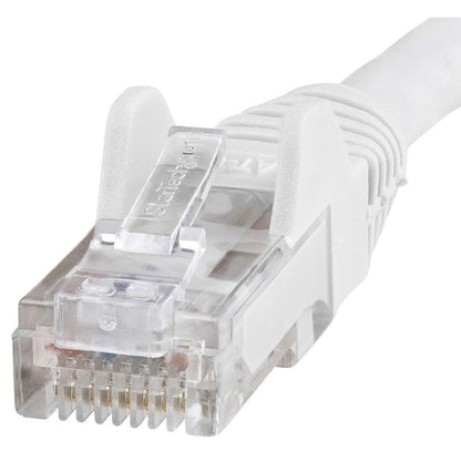 Startech.Com 100Ft Cat6 Ethernet Cable - White Cat 6 Gigabit Ethernet Wire -650Mhz 100W Poe Rj45 Utp N6Patch100Wh