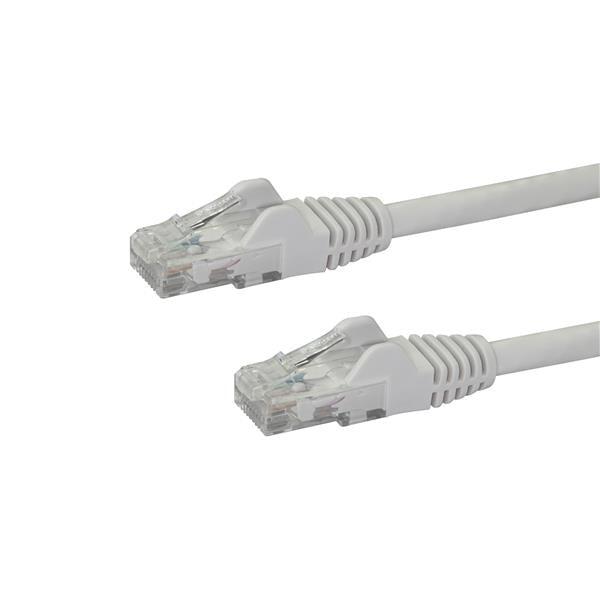 Startech.Com 100Ft Cat6 Ethernet Cable - White Cat 6 Gigabit Ethernet Wire -650Mhz 100W Poe Rj45 Utp N6Patch100Wh