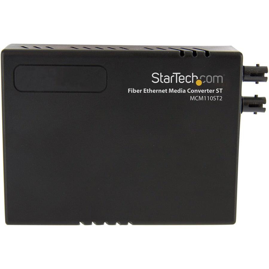 Startech.Com 10/100 Multi Mode Fiber Copper Fast Ethernet Media Converter St 2 Km