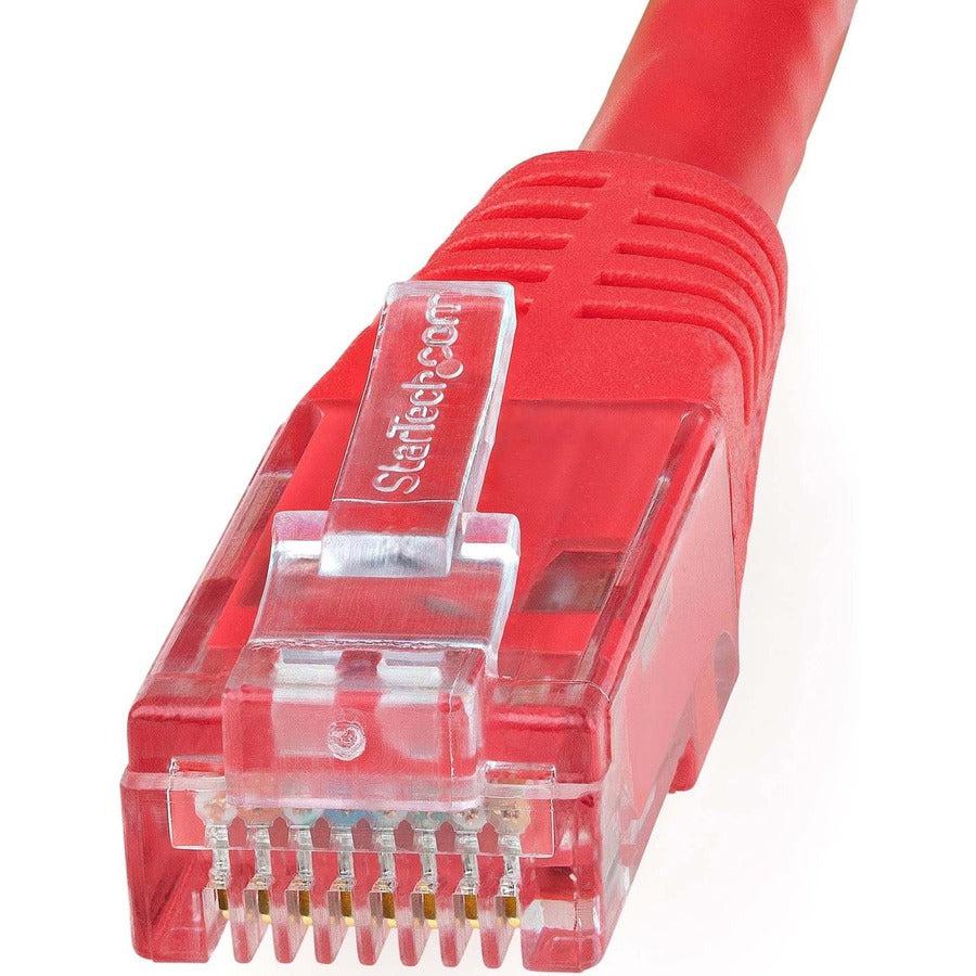 Startech.Com 10Ft Cat6 Ethernet Cable - Red Cat 6 Gigabit Ethernet Wire -650Mhz 100W Poe Rj45 Utp C6Patch10Rd