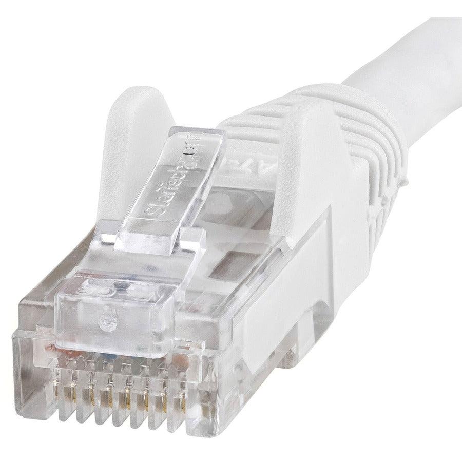 Startech.Com 10Ft Cat6 Ethernet Cable - White Cat 6 Gigabit Ethernet Wire -650Mhz 100W Poe Rj45 N6Patch10Wh