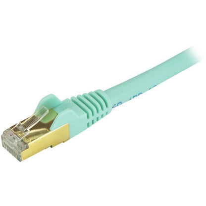 Startech.Com 10Ft Cat6A Ethernet Cable - 10 Gigabit Shielded Snagless Rj45 100W Poe Patch Cord - C6Aspat10Aq