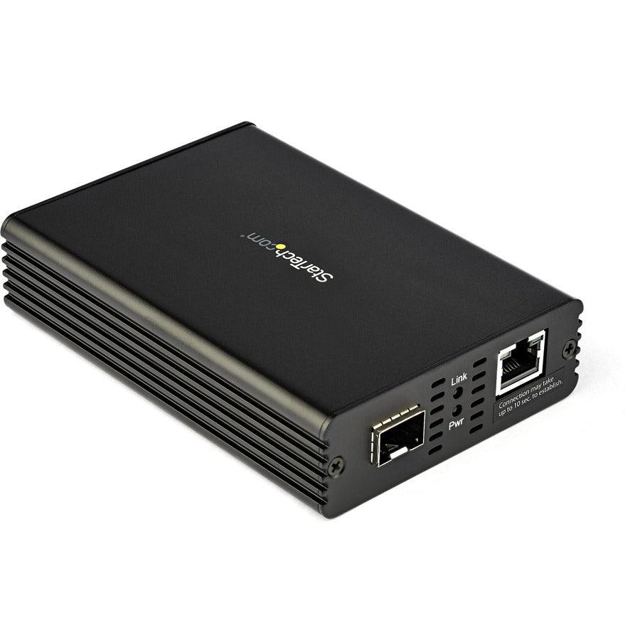 Startech.Com 10Gb Ethernet Fiber Media Converter With Open Sfp+ Slot