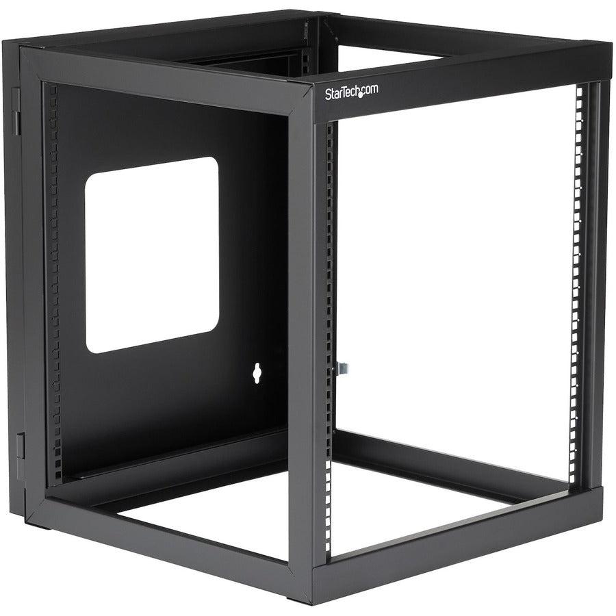 Startech.Com 12U 22In Depth Hinged Open Frame Wall Mount Server Rack