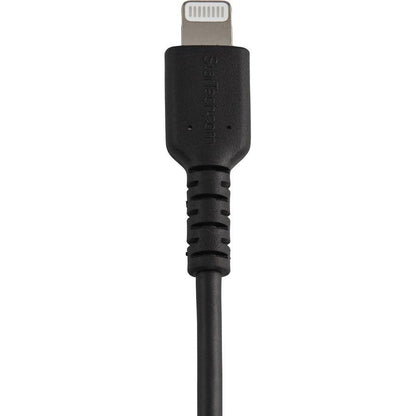 Startech.Com 15Cm Durable Usb A To Lightning Cable - Black Usb Type A To Lightning Connector