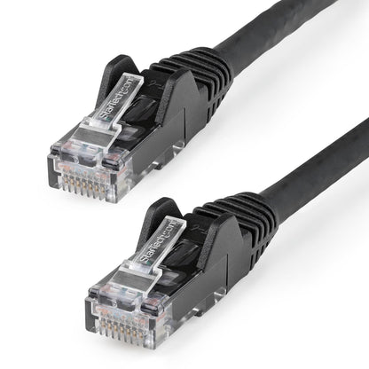 Startech.Com 15Ft (4.6M) Cat6 Ethernet Cable - Lszh (Low Smoke Zero Halogen) - 10 Gigabit 650Mhz N6Lpatch15Bk