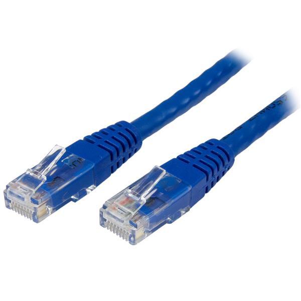 Startech.Com 15Ft Cat6 Ethernet Cable - Blue Cat 6 Gigabit Ethernet Wire -650Mhz 100W Poe Rj45 Utp C6Patch15Bl