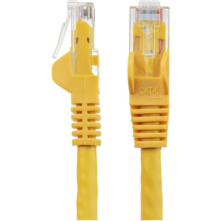 Startech.Com 15Ft Cat6 Ethernet Cable - Yellow Cat 6 Gigabit Ethernet Wire -650Mhz 100W Poe Rj45 Utp N6Patch15Yl