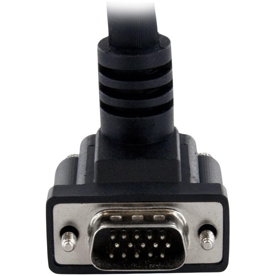 Startech.Com 15Ft Coax High Resolution 90Deg; Down Angled Vga Monitor Cable - Hd15 M/M