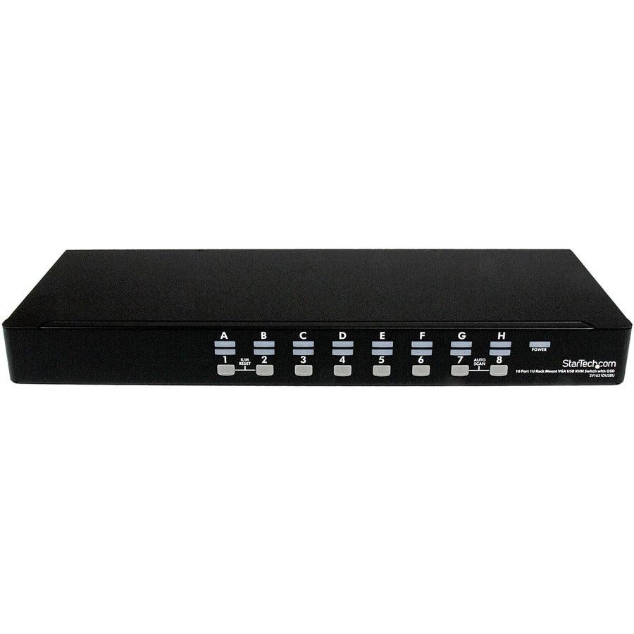 Startech.Com 16 Port 1U Rackmount Usb Kvm Switch With Osd