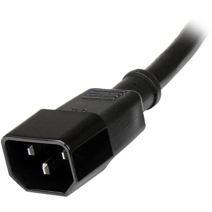 Startech.Com 1Ft (30Cm) Power Extension Cord, C14 To C13, 10A 125V, 18Awg, Computer Power Cord