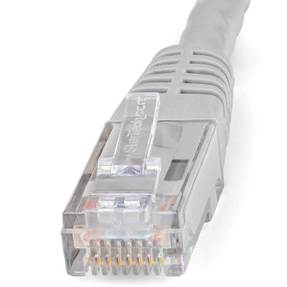 Startech.Com 1Ft Cat6 Ethernet Cable - Gray Cat 6 Gigabit Ethernet Wire -650Mhz 100W Poe Rj45 Utp C6Patch1Gr