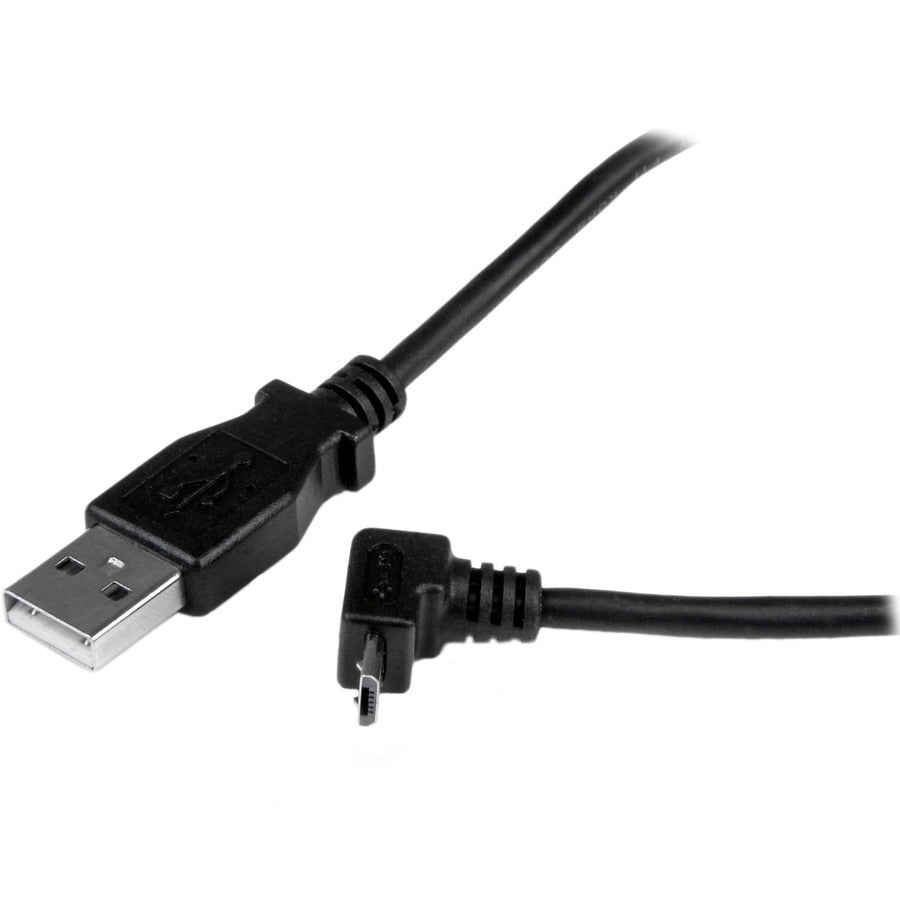 Startech.Com 1M Micro Usb Cable - A To Up Angle Micro B