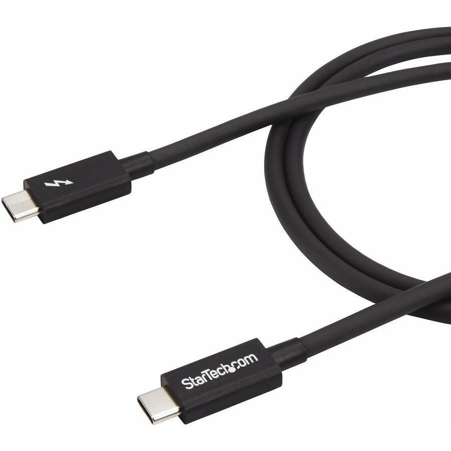Startech.Com 1M Thunderbolt 3 (20Gbps) Usb-C Cable - Thunderbolt, Usb, And Displayport Compatible