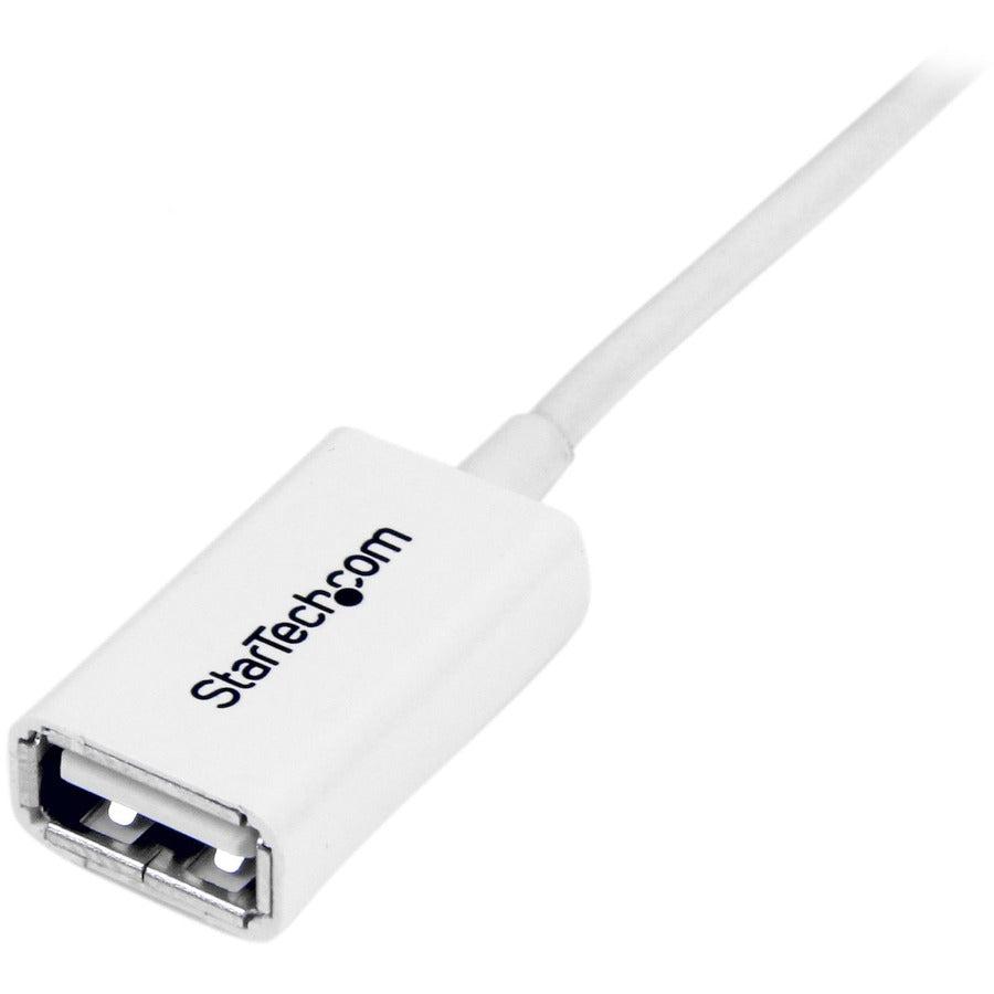 Startech.Com 1M White Usb 2.0 Extension Cable A To A - M/F