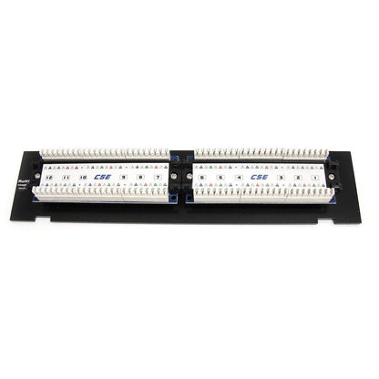 Startech.Com 1U 12 Port Wall Mount Cat5E 110 Patch Panel - 45 Degree