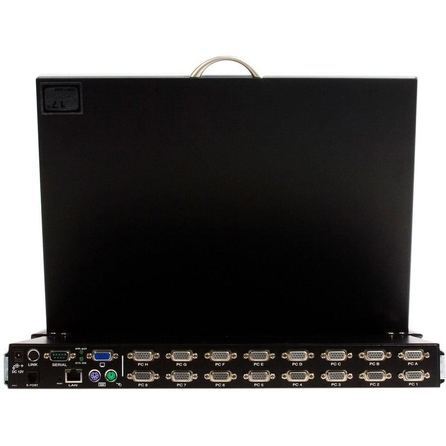 Startech.Com 1U 17" Rackmount Lcd Console With Integrated 16 Port Ip Kvm Switch