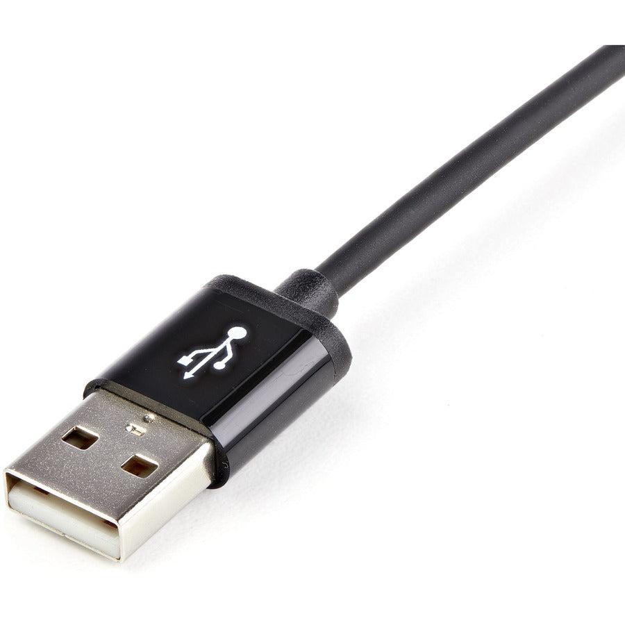 Startech.Com 2 M (6 Ft.) Usb To Lightning Cable - Long Iphone / Ipad / Ipod Charger Cable - Lightning To Usb Cable - Apple Mfi Certified - Black