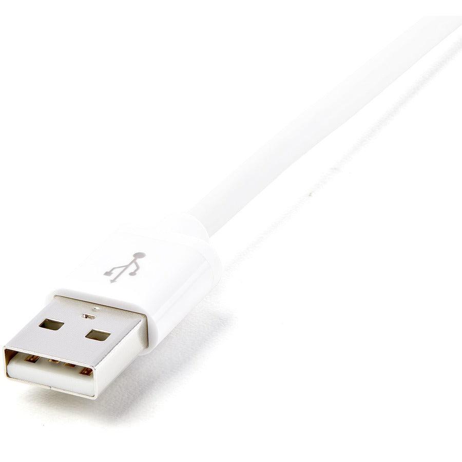 Startech.Com 2 M (6 Ft.) Usb To Lightning Cable - Long Iphone / Ipad / Ipod Charger Cable - Lightning To Usb Cable - Apple Mfi Certified - White