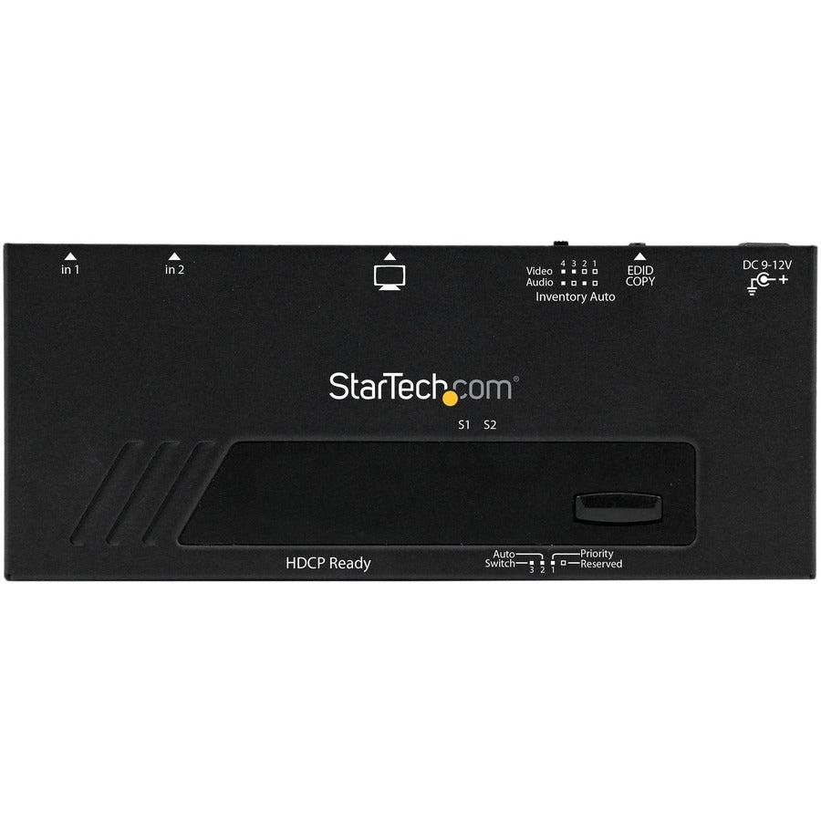 Startech.Com 2 Port Hdmi Switch W/ Automatic And Priority Switching - 1080P